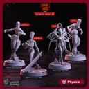 Demon Priests - Demon's Gate - CastNPlay - Terrain Wargaming D&D DnD 28mm 32mm 40mm 54mm
