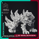 Iron Dragon - Large Monster - PRESUPPORTED - Hell Hath No Fury - 32mm scale