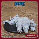 Skinned Cerberus Sleeping