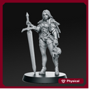 Zirila  - Female Monster Hunter - 32mm - DnD