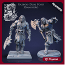 Razbok The Barbarian - Idle and Action Pose