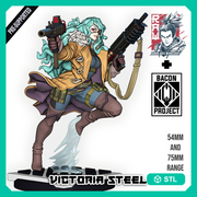 Victoria Steel - Female Spy - STL only - Only-Games