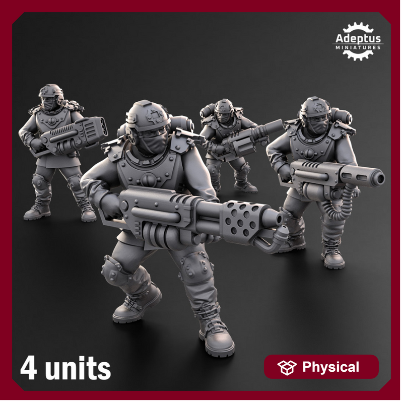 Special weapons. Dysorius Troops. Imperial Guard
