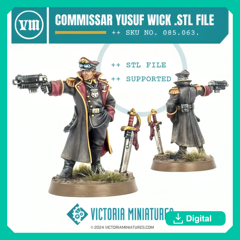 Commissar Yusuf Wick STL Download - Only-Games