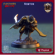 Kenku, Raven Folk Aarakocra  Rogue, Assassin, Ranger | 28mm, 32mm,54mm,75mm Scale Resin Miniature | Dungeons and Dragons | Clay Cyanide - Only-Games