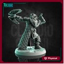 (0265) Male half troll archer ranger with bow and arrows