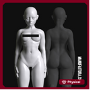 Sub Series 101b - Naked & Kneeling Female Prisoner Slave