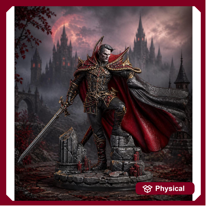 Vampire Lord Miniature | Undead Noble | Resin RPG Figure - Only-Games