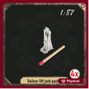 1/87 Railcar lift jack pack