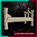 Wood Bed - Tabletop Furniture Terrain STL, DnD & Wargaming Scenery