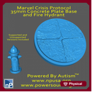 Marvel Crisis Protocol Base and Fire Hydrant