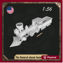 1/56 The General steam locomotive