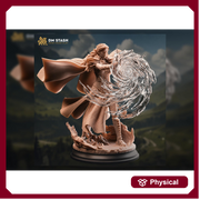Female Sorcerer Miniature | Wizard Mage PC NPC | UNPAINTED Resin - Only-Games