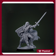 Forgeborn Templar Clockwork Knight Mechanical Paladin Fantasy Miniature for D&D Pathfinder - Only-Games