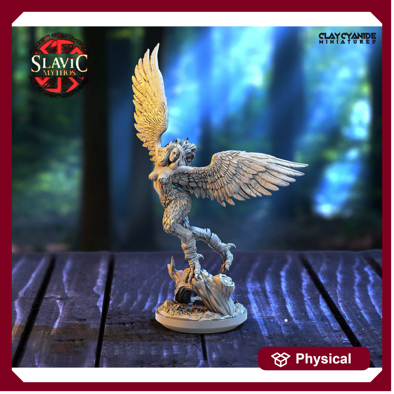 Harpy Sexy Monstrosity |28mm,32mm,54mm, 75mm,100mm Scales |Flying monster Miniature | D and D Miniatures | Pathfinder Miniatures | - Only-Games