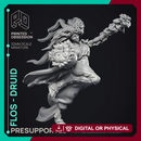 Flos - Pan Druid - Godly Avatars -  PRESUPPORTED - Illustrated and Stats - 32mm scale