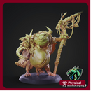 Green Slaad Lizardman Pose 2