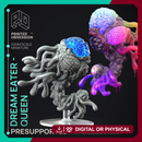 Dream Eater Queen & Drones - 3x models - Boss monster - Weird shores - PRESUPPORTED - 32mm scale