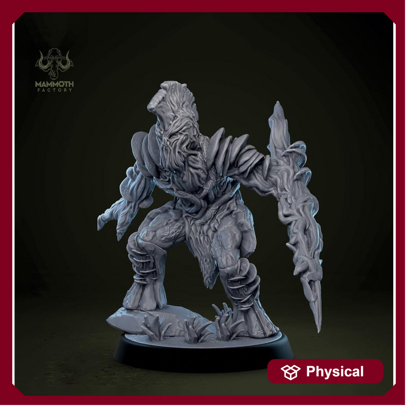 Myconid Adult, fungus ones,  fungus folk, Unpainted Resin Miniature  | 28mm, 32mm,54mm,75mm,100mm  | Dungeons and Dragons | Mammoth Factory - Only-Games