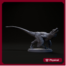Velociraptor sneaking up 1-20 scale dinosaur