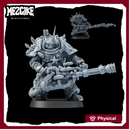 Dredge marine with tide spewer (physical miniature)