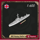 1/600 HMS Mackay flotilla leader