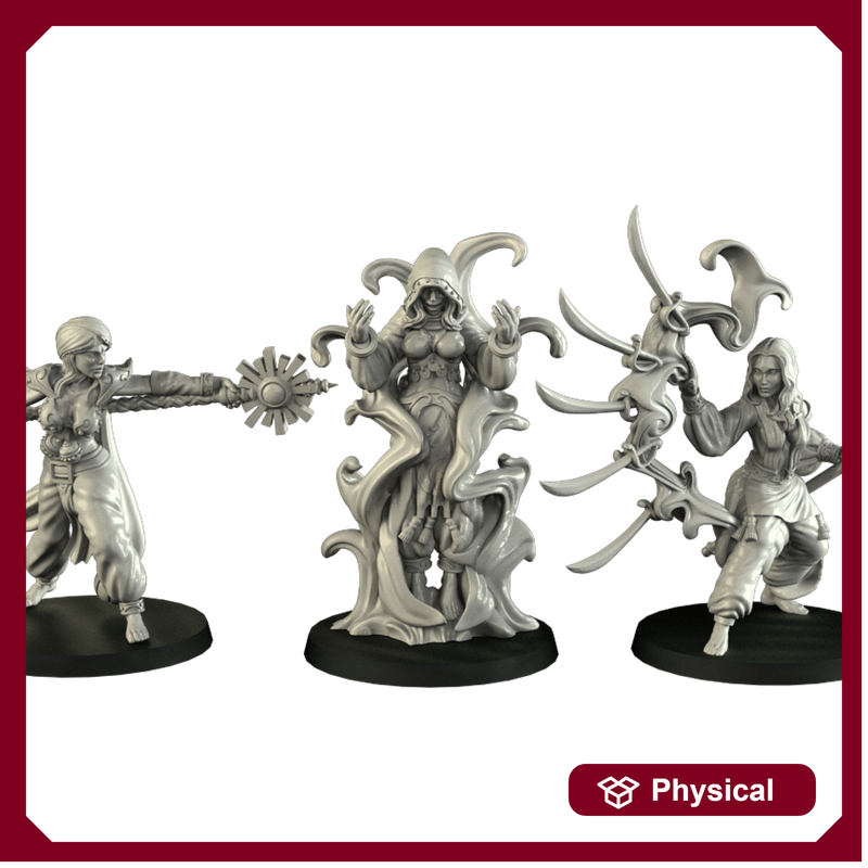 Desert Sorceress (3 miniatures) - Only-Games