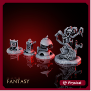 Eastern Temple Stone Lamps 2 Pack - Only-Games