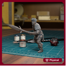 City Guard Spearman 01 - Frostgrave Pathfinder - Fantasy DND - TytanTroll Miniatures