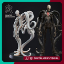 Tall man - Cryptid - PRESUPPORTED - 32mm Scale - Slenderman D&D Style