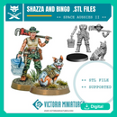 'Shazza and Bingo' Mechanic and Dog