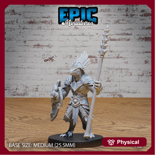 Lizard Folk Army Spear & Shield - Only-Games