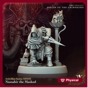 Human Rogue, Thief, Master Assassin | 28mm, 32mm,54mm,75mm,100mm Scale Resin Miniature | Dungeons and Dragons Pathfinder | Archvillain Games - Only-Games