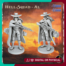 Veteran Hunter AL – Veteran Hunter - Hell Squad Veteran Hunter- 75mm + 35mm Scale