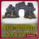 Basic Archway Door Wall: Ancient Ruins Terrain Set