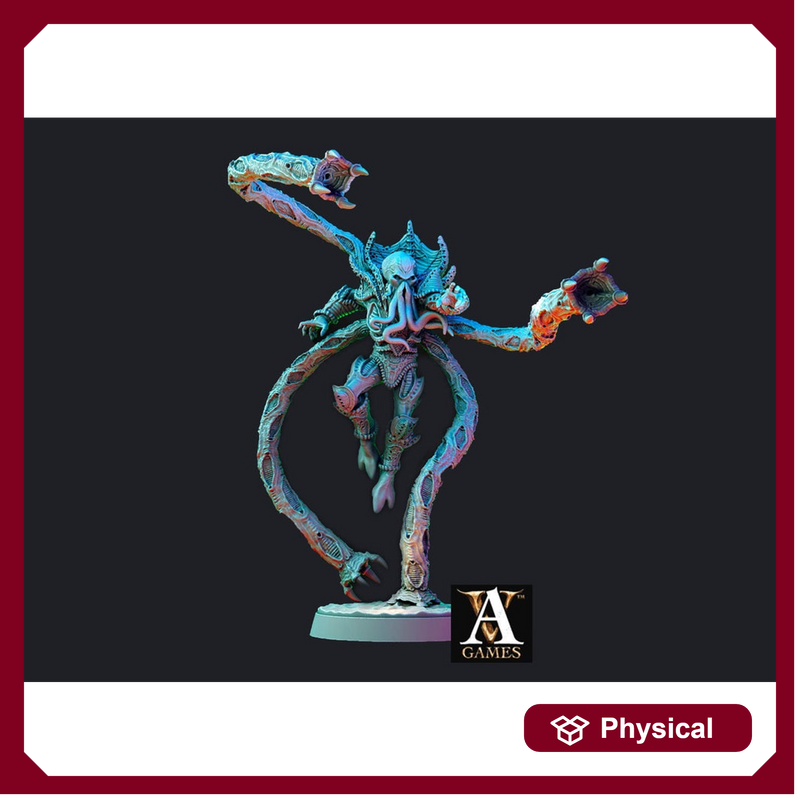 Mind Flayer, Illithid  Unpainted Miniature | 28mm, 32mm, 75mm Scales | Dungeons and Dragons | Pathfinder | DnD 5e | Mindflayers | Mindflayer - Only-Games