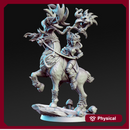 Bronwin - Forest Queen with Deer - 32mm - DnD -