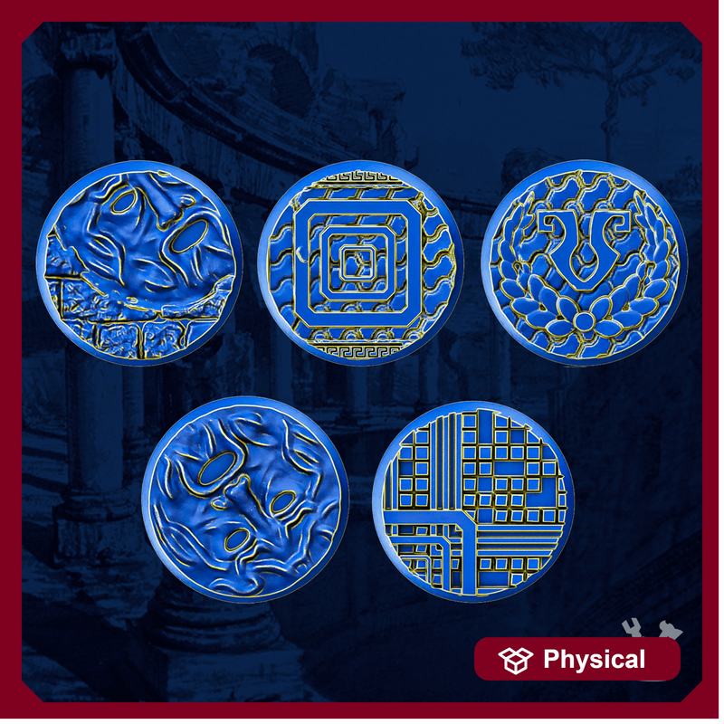 Legio Prima Victrix 40mm Bases Set x5 - Only-Games