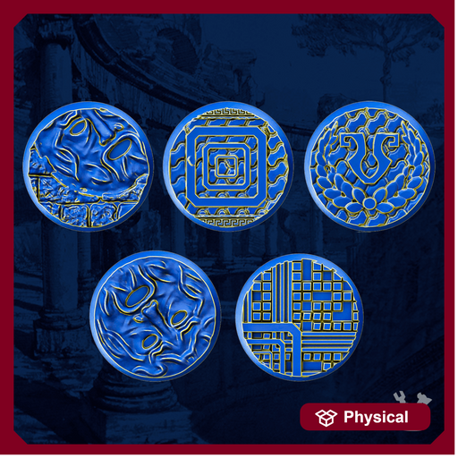 Legio Prima Victrix 40mm Bases Set x5 - Only-Games
