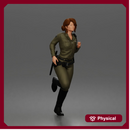 Running Sheriff In Field Uniform With Tactical Boots