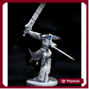 Warforged Fighter Ranger PC NPC , Nimblewright Construct | 28mm, 32mm, 75mm Scale | Dungeons and Dragons | Pathfinder | Mini Monster Mayhem - Only-Games