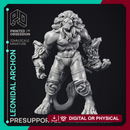 Leonidal - Agathion - PRESUPPORTED - Heaven Hath no fury - 32mm scale