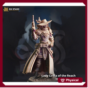 Human Female Fighter, Gunslinger Witch Hunter, Inquisitor| Unpainted Miniature | 28mm, 32mm, 54mm,75mm, 100mm Scales | Pathfinder | DnD | - Only-Games