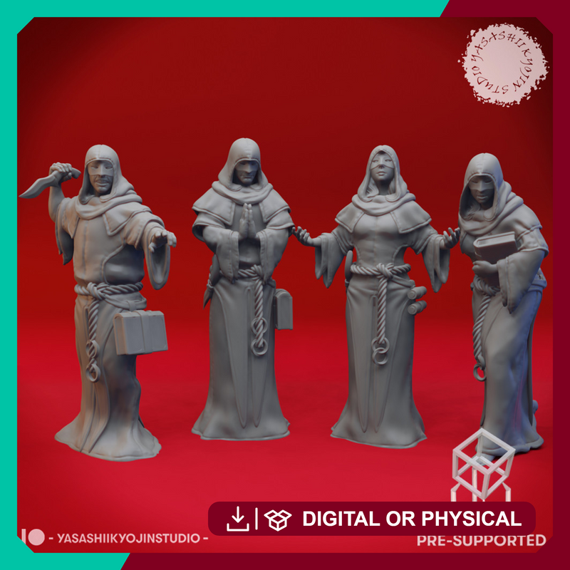 Cultists - Tabletop Miniatures (Pre-Supported)