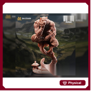 Tabaxi Monk Miniature | Catfolk Wanderer PC NPC | UNPAINTED Resin - Only-Games