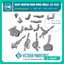 Heavy Weapon Crew Arms (male) .STL Download