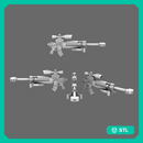 Space Knights AR Style Sniper Rifle NOHAND
