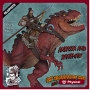 Anbassa and Banemaw - Barbarian riding a Giganotosaurus - 35mm
