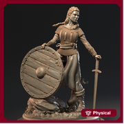 SHIELD-MAIDEN: VIKING FEMALE WARRIOR 75MM - Only-Games