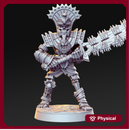 Mummy with two-handed weapon - Egyptian god - 32mm - DnD